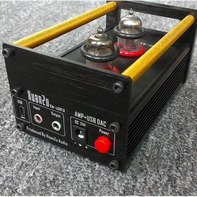 Alt view image 2 of 3 - Ear Amplifier, Class A Bile Ear Amplifier HI FI Ball Machine, Class A Vacuum Tube Ear Amplifier Bile Pre-Stage USB DAC U2012