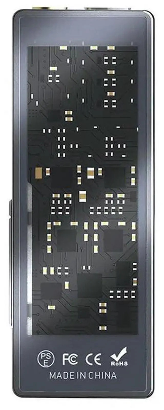 Alt view image 2 of 3 - D10 Mobile Small Tail Decoder Headphone Amplifier Single-Ended 3.5mm Balanced 4.4mm DSD