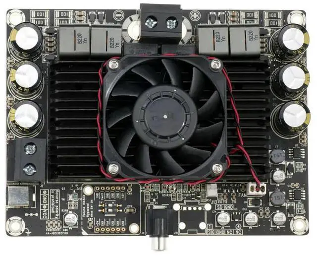 Alt view image 2 of 3 - 800W monaural TAMP high-power digital amplifier board D-class STA516BE application air defense alarm
