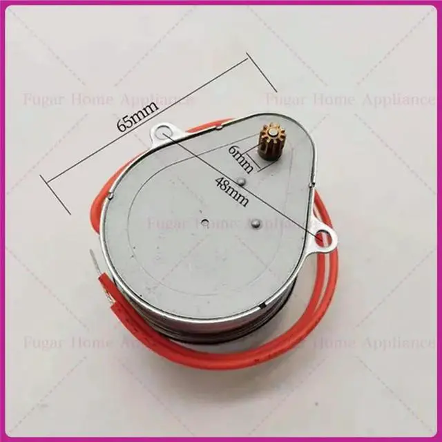Alt view image 2 of 3 - 1pcs Universal Central Air Conditioning Water Valve Solenoid Valve Electric Two-way Valve Motor Small Motor Accessories