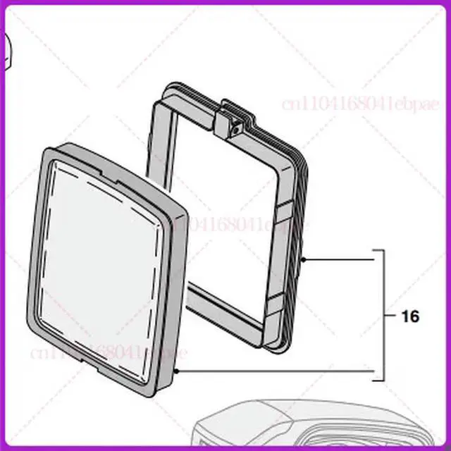 Alt view image 2 of 3 - For Vacuum Cleaner FC9744 9733 9729 9746 9728 9735/32/Inlet Filter Accessories