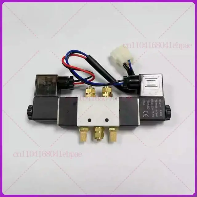 Alt view image 2 of 3 - Swing Door Bus Door Pump Solenoid Valve 24V 4V220-08 Strip Line Quick Connector is suitable for buses