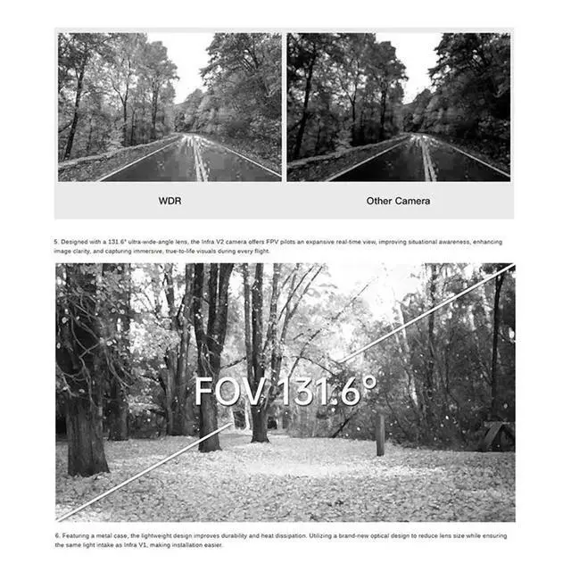 Alt view image 2 of 3 - 2X CADDXFPV Infra V2 Camera AI Enhanced Imaging High Resolution Compact Design For Low Light Conditions