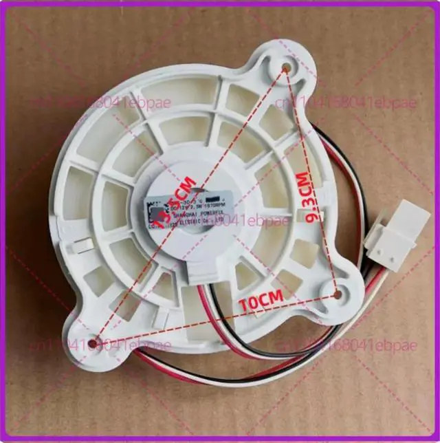 Alt view image 2 of 3 - for ZWF-30-3 12V 2.5W for MeiLing Athena Dispenser Refrigerator Fan Motor ZWF-30-3 DC12V Refrigeration Fan