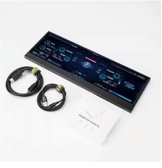 Main image of Nvarcher 14 Inch 3840*1100 IPS Screen Temperature Control Dynamic Display Desktop AIDA64 Adjustable Brightness For Computer