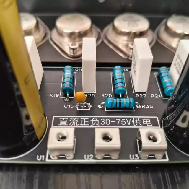 Alt view image 3 of 3 - AMP01300 Gold Sealed High Power Amplifier Board, Discrete Component Amplifier Board