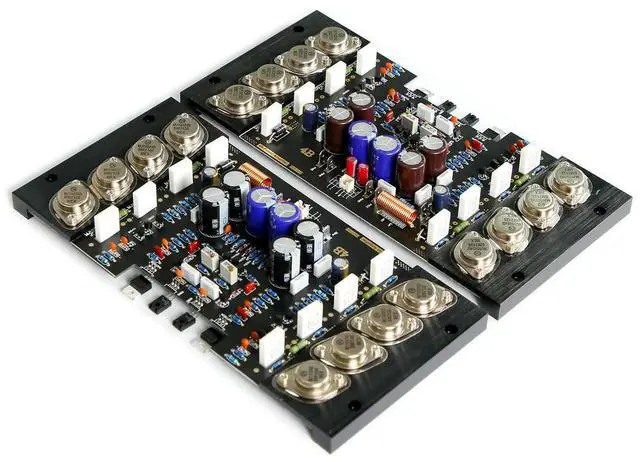 Alt view image 2 of 3 - Nvarcher Gold sealed tube pure power amplifier board 90W*2 Stereo Audio Amplifier