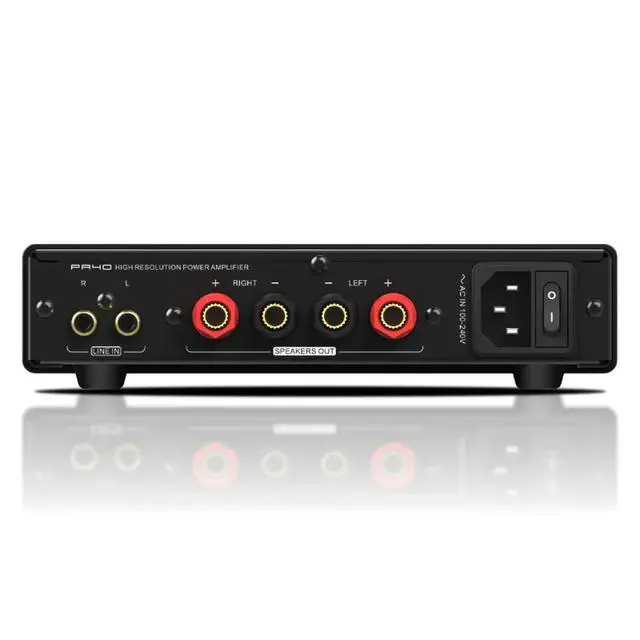 Alt view image 3 of 3 - PA40 Speaker Amplifier HiFi Digital Amplifier Home High-Power Post-Amplifier 165W