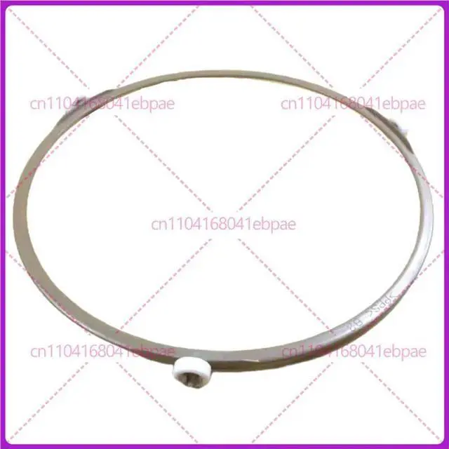 Main image of Microwave Oven Parts Rack ring Plastic round bottom bracket with small wheels 1.4cm diameter 22.2cm
