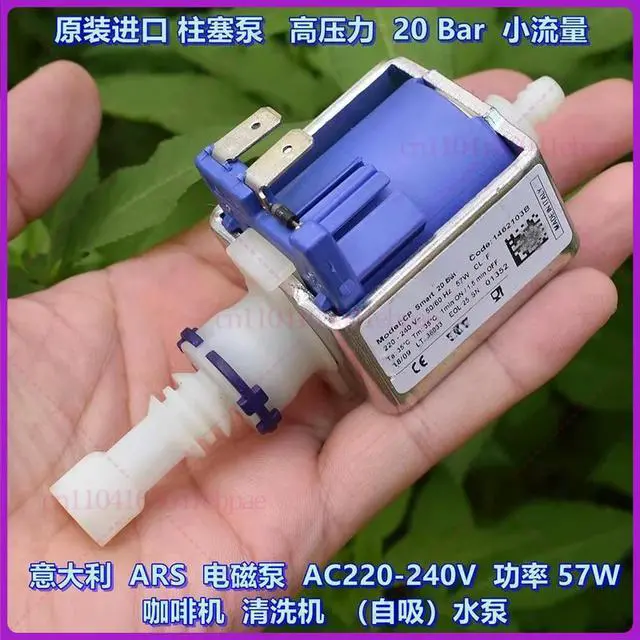 Alt view image 2 of 3 - Coffee Machine Parts Self-Priming Water Pump CP 15Bar 57W Vibration Plunger Electromagnetic Pump For ARS Replace