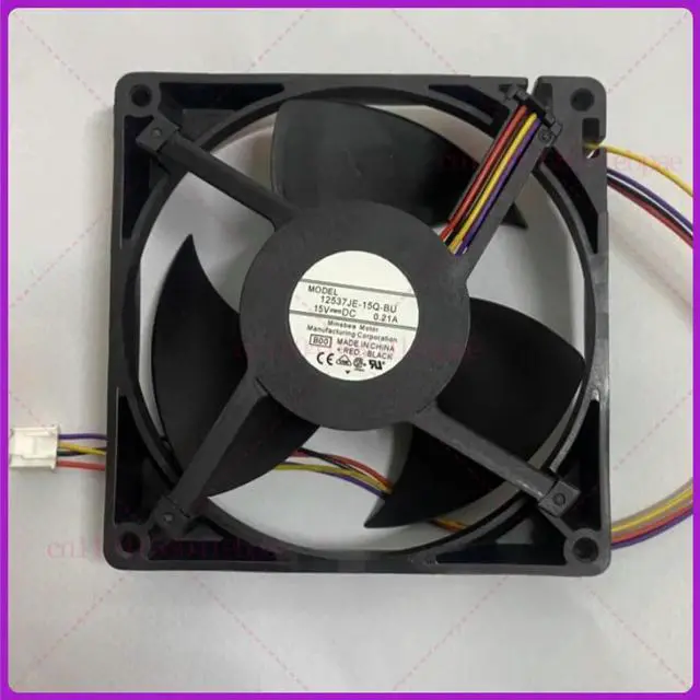 Main image of Fan for MODEL 12537JE-15Q-BU Haier air-cooled refrigerator Motor Fan 4 wire
