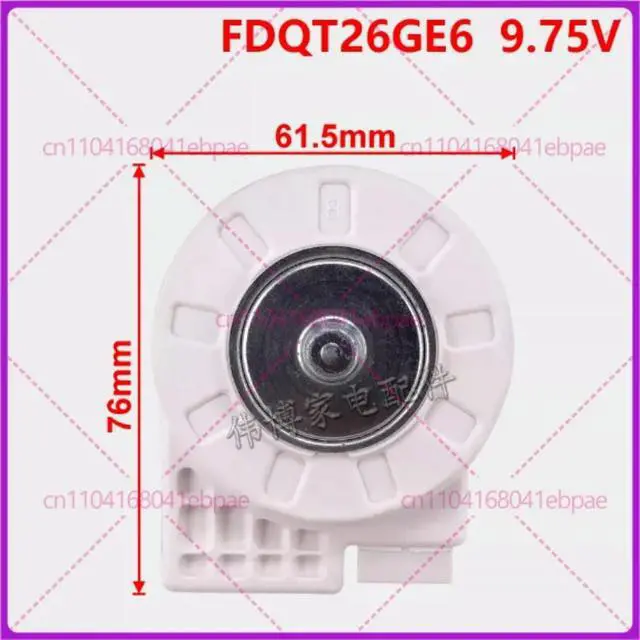 Alt view image 2 of 3 - for Refrigerator fan with temperature sensing function, refrigeration motor FDQT26GE6 9.75V components