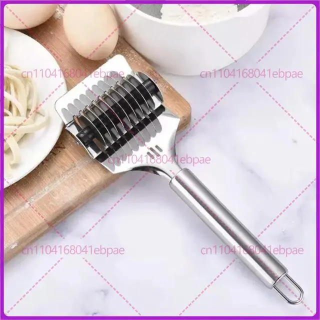 Alt view image 2 of 3 - 1pcs Stainless Steel Manual Spaghett Cutter Pasta Machine Dough Noodles Maker Ginger Garlic Roll Crusher Kitchen Cooking Gadgets
