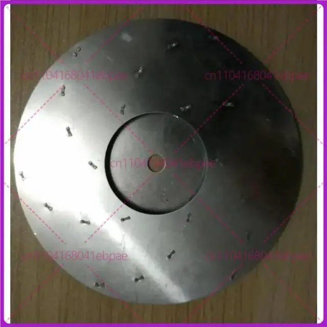 Main image of 125mm diameter Vacuum Cleaner Parts flat aluminum impeller for motor fan blade thickness 7mm