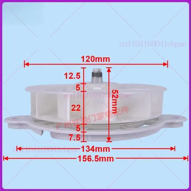 Alt view image 3 of 3 - DA31-00345A RMF-003ASSA Refrigerator Condenser Fan Motor Compatible with Sam-sung Fridge Replace 3954921, AP5948644, DA31-00334
