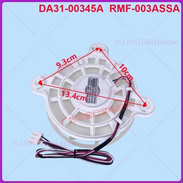 Alt view image 2 of 3 - DA31-00345A RMF-003ASSA Refrigerator Condenser Fan Motor Compatible with Sam-sung Fridge Replace 3954921, AP5948644, DA31-00334