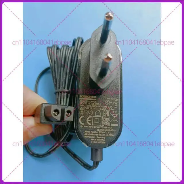 Alt view image 3 of 3 - Power Supply MODEL 6.195-094.0 charger for vacuum cleaner 22V 0.75A