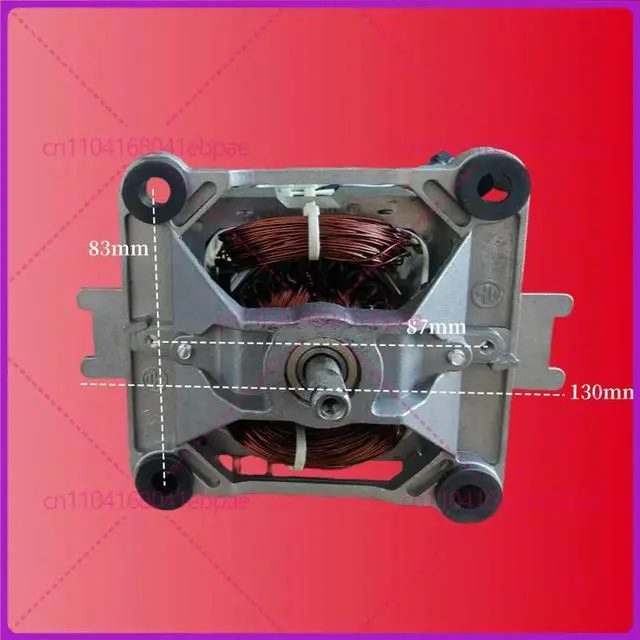 Alt view image 2 of 3 - Pure copper wall-breaking machine motor 9525, universal flat shaft for food processors, juicers, high-speed motor accessories