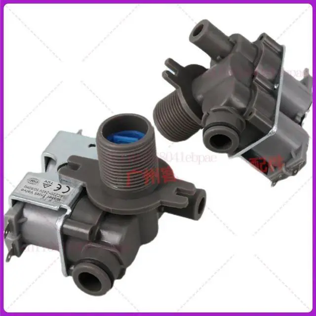 Alt view image 2 of 2 - For drum automatic washing machine water inlet valve, water inlet solenoid valve. Double head water inlet valve
