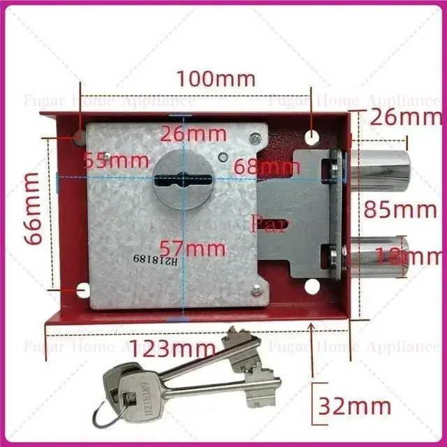 Alt view image 2 of 3 - Safe Blade Lock, Small Safe Lock, Cabinet , Password Box Mechanical Lock, Vault Blade Anti-theft
