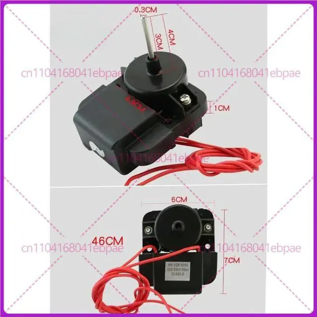 Main image of Refrigerator Shaded Pole Motor Freezer Frost-Free Cooling Fan Air-Cooled Repair Parts YZF-6110 Motor