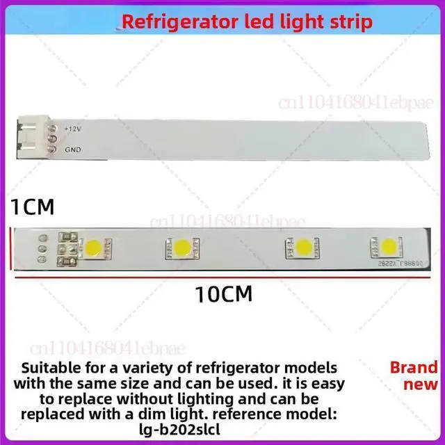 Main image of Suitable for Refrigerator Freezer and Refrigerator Lighting 12V LED Strip Light GN-BN202SLCL