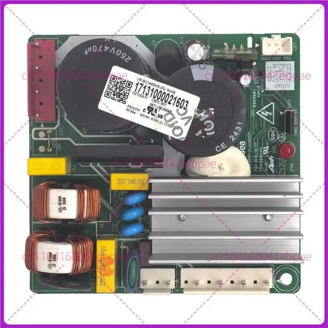 Alt view image 2 of 3 - spare part for Midea refrigerator inverter board, Part No.17131000021603, compressor drive board DZ100A1F, control board