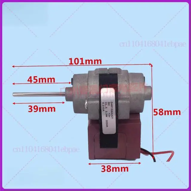Alt view image 2 of 3 - DC12V 2.5W D4612AAA04 Fan Motor For Bosch Daewoo Siemens Webor Double Door Refrigerator Replacement