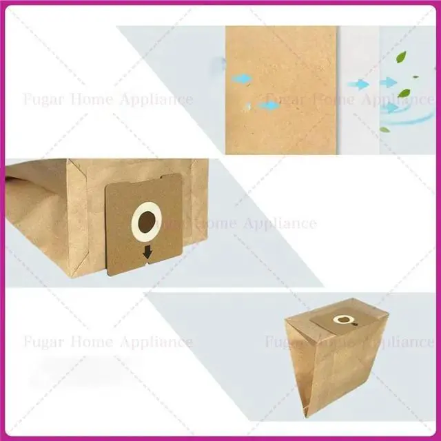 Alt view image 2 of 3 - 20pcs Vacuum Cleaner Paper Bag Dust Collecting Bag Premium Replacement Board Household Appliances Accessories Trash Bag