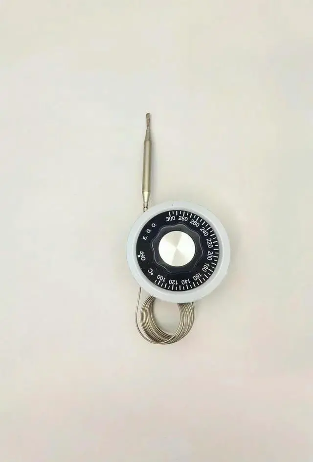 Main image of Griddle Fryer Parts 2 Pins 100-300°C 55.13054.110 Temperature Controller Thermostat For Stove Fryer Replacement