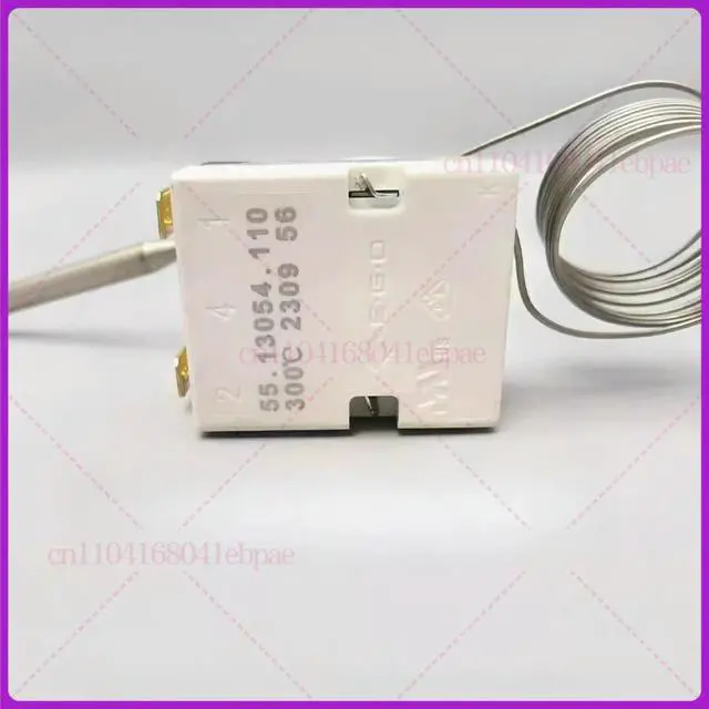 Alt view image 3 of 3 - Griddle Fryer Parts 2 Pins 100-300°C 55.13054.110 Temperature Controller Thermostat For Stove Fryer Replacement