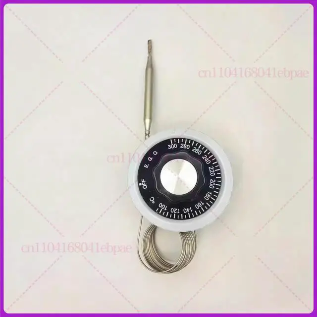 Alt view image 2 of 3 - Griddle Fryer Parts 2 Pins 100-300°C 55.13054.110 Temperature Controller Thermostat For Stove Fryer Replacement