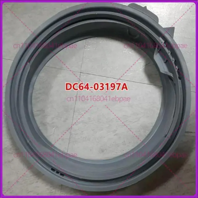 Alt view image 2 of 3 - for drum washing machine door seal DC64-03197A rubber sealing ring