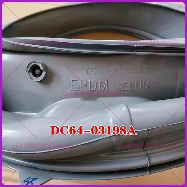 Alt view image 3 of 3 - for washing machine WW80J5230GW WW70J5230MW door seal ring DC64-03198A parts