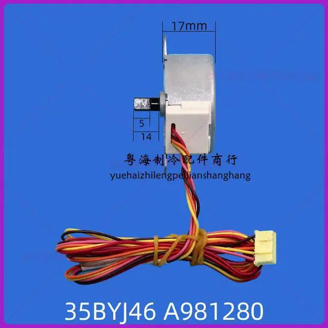 Alt view image 3 of 3 - For Panasonic air conditioner swing blade synchronous swing motor | PM35 | Cabinet indoor air guide plate stepper motor 35BYJ46
