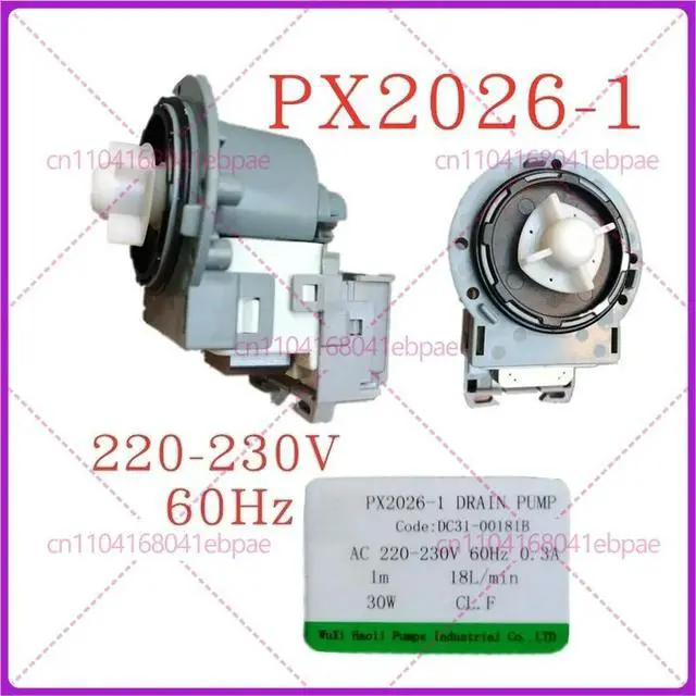 Alt view image 2 of 3 - DC31-00181B for washing machine drain pump motor PX2026-1 60HZ