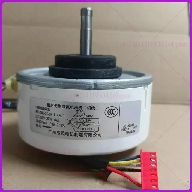 Main image of For Hitachi Air conditioning DC motor Fan RRMB14129 RD-280-30-8K-1 DC280V 30W parts