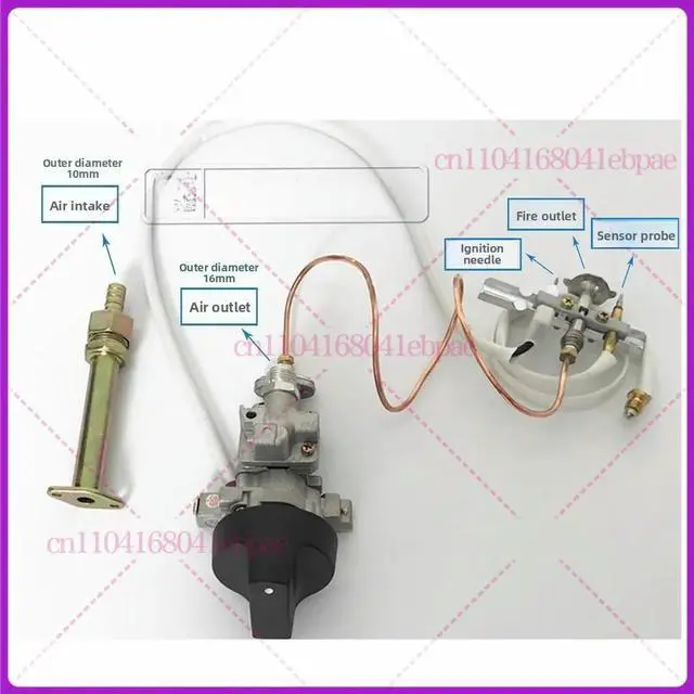 Main image of Furnace Gas Grill Stove Parts Spark Assembly With Flameout Protection Igniter Electronic Ignition Switch