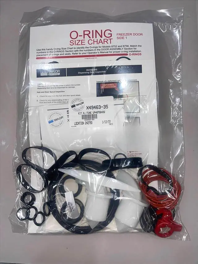 Main image of Ice Cream Maker Parts Bag X49463-35 Repair Tool Kit For DQ8756 Sundae Machine