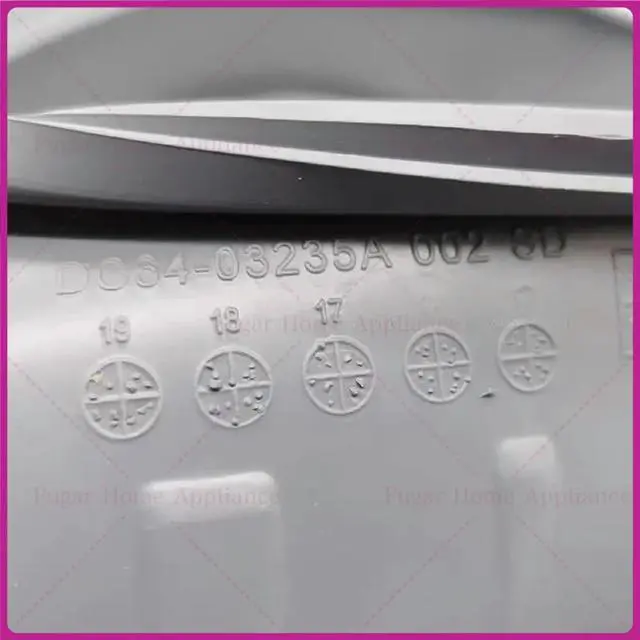 Alt view image 3 of 3 - Cuff Hatch for drum washing machine DC64-03235A Waterproof rubber sealing ring manhole cover parts