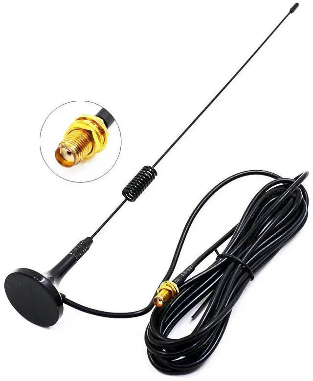 Alt view image 2 of 6 - UT-106UV SMA-Female Car Magnetic Dual Band Antenna for UV-5R UV-82 UV-9R Walkie Talkie