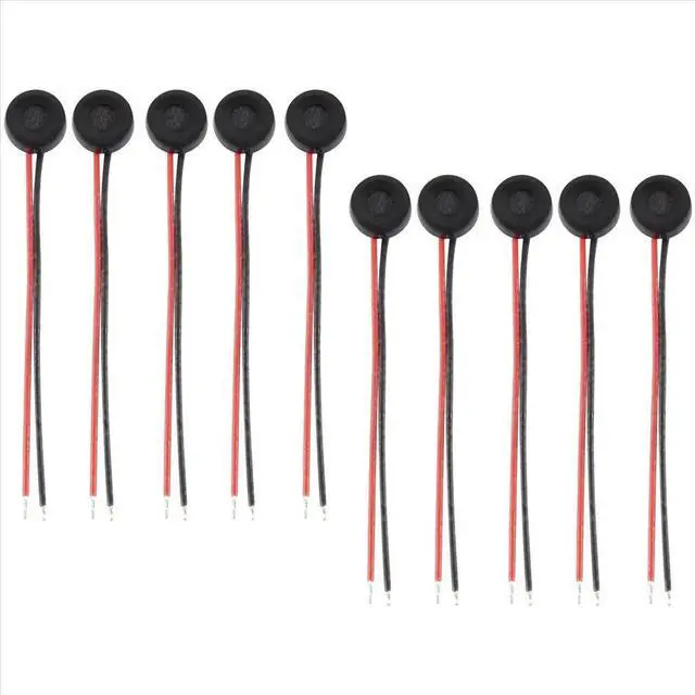 Main image of 10pcs Electret Condenser MIC 4mm x 2mm for PC Phone MP3 MP4
