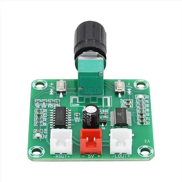 Main image of Digital PAM8403 Small Power 5W Amplifier Board 2 Channel Bluetooth 5.0 DIY Home Sound Speaker Amp Module