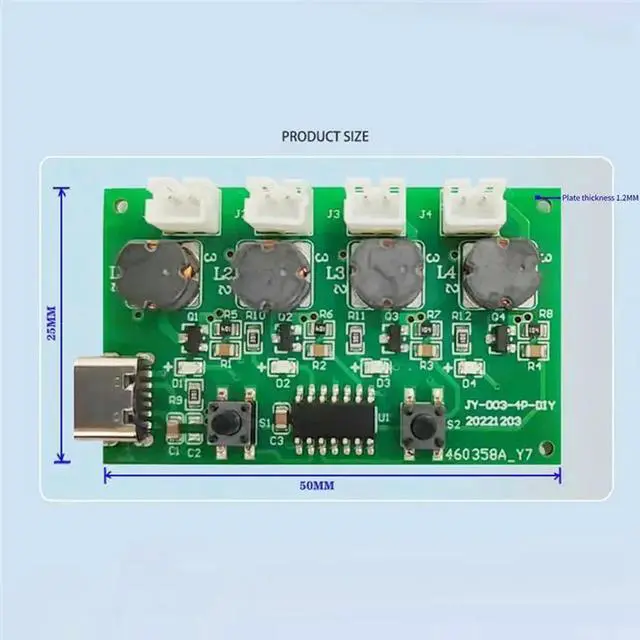 Alt view image 2 of 6 - Four- Humidifier Module Humidifier Control Board Driver Board Four- Humidifier Module,Set C