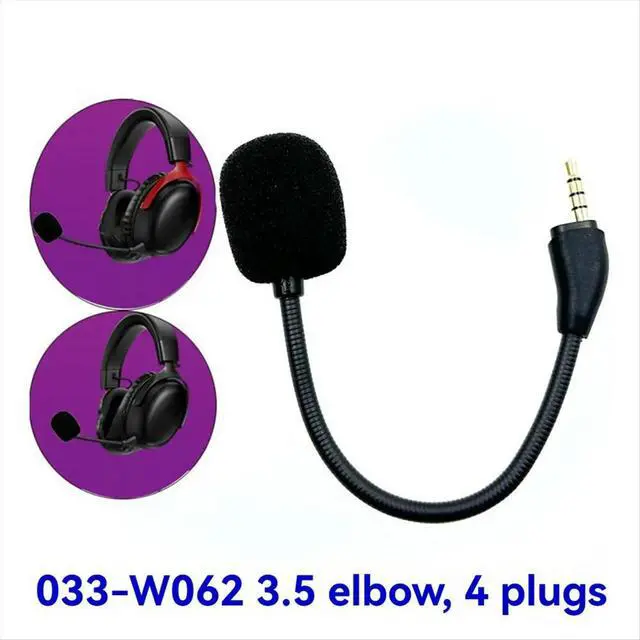 Alt view image 3 of 4 - Replace 3.5mm Mic Microphone for X Cloud IIl Game Headsets Gaming Headphones Mic