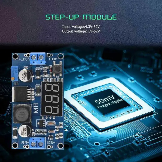 Alt view image 3 of 6 - DC-DC Step-Up Converter Module 4A Power Supply Voltage Adjustable XL6009E1