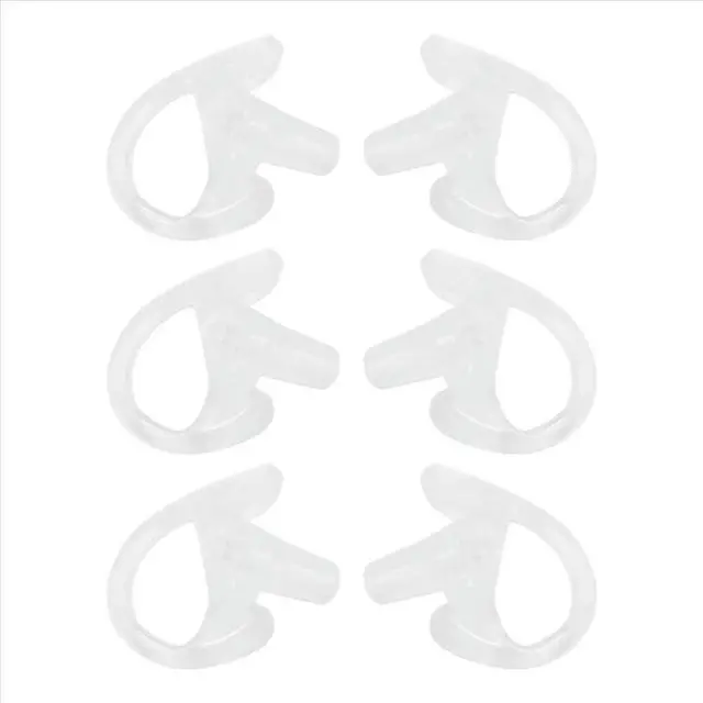 Alt view image 2 of 3 - Soft Radio Earmold Replacing Earpiece Insert Acoustic Coil Tube Audio Kits Headphone Accessories L