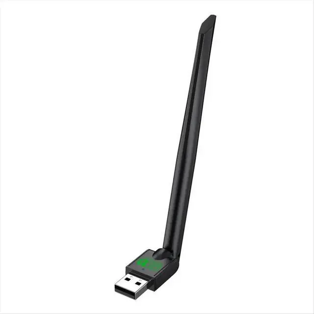 Alt view image 2 of 6 - 150Mbps USB Adapter Free Drive Dongle Supports 7 8 10 Antenna Network Card for Desktop Laptop