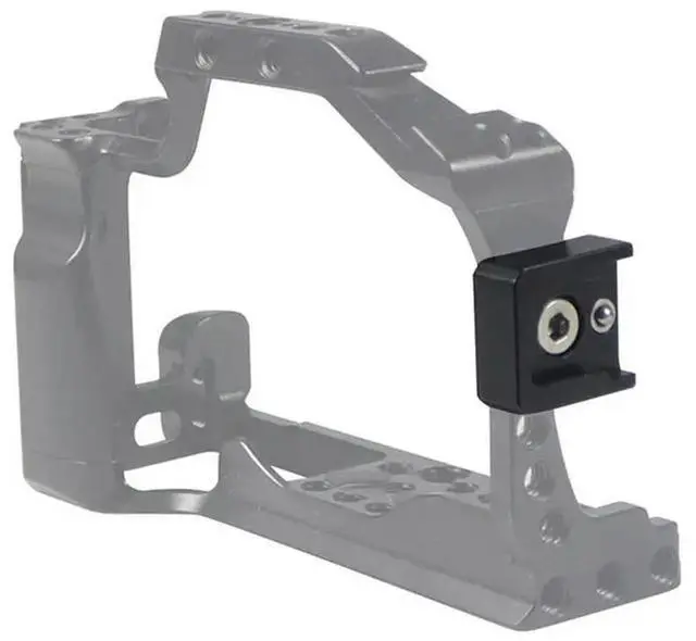 Main image of Hot Shoe Adapter 1/4 Safety 360 Rotatable for DSLR Camera Rig Mic Monitor Flash Light Cold Shoe Mount,Type A