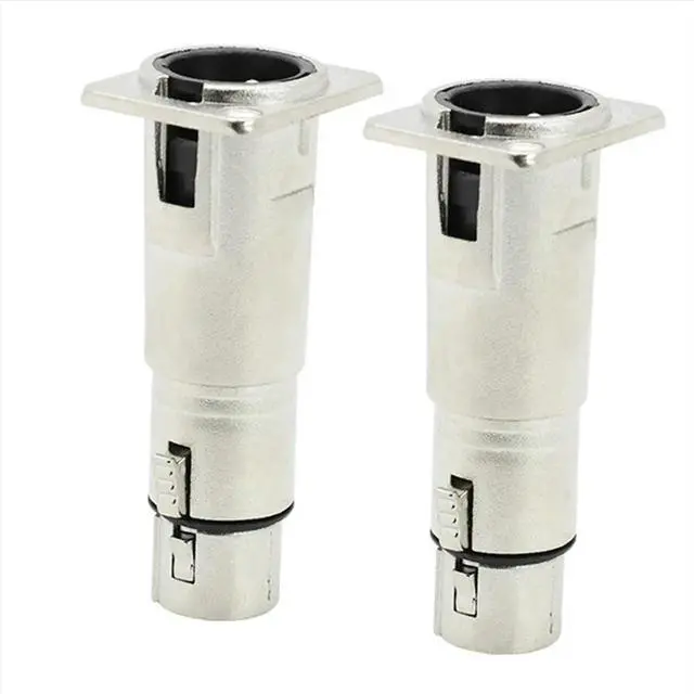 Main image of Three-Core D-Type l Socket for Audio Connection Converter XLR Mounting Base XLR Male to XLR Female